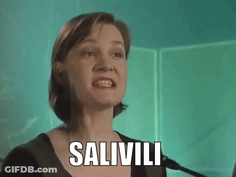 Woman Making Funny Face Hiljaalleen GIF
