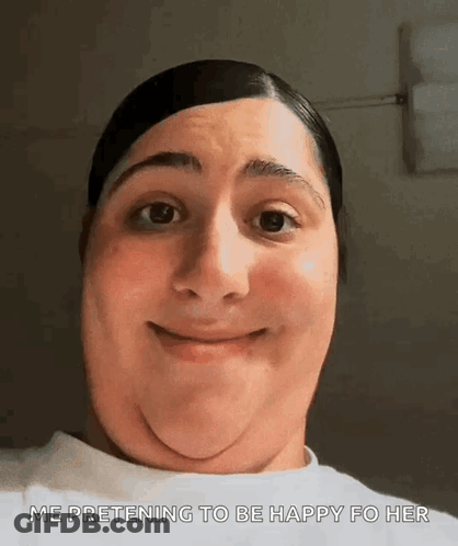 Woman Making Funny Face GIF