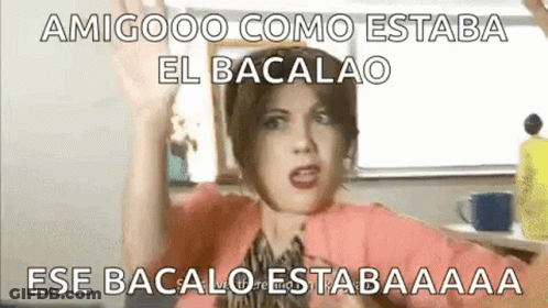 Woman Making Funny Face In Kitchen GIF