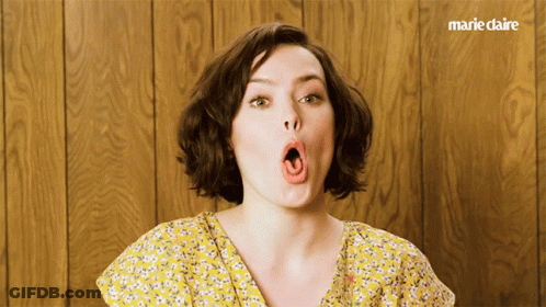 Woman Making Funny Face Marie Claire GIF