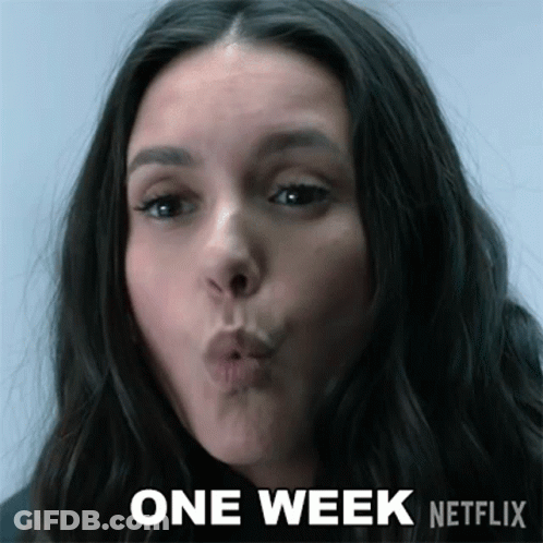 Woman Making Funny Face One Week Netflix GIF