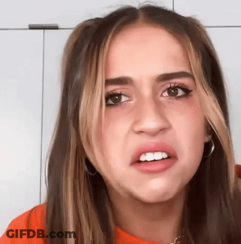 Woman Making Funny Face GIF