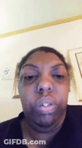 Woman Making Funny Face GIF