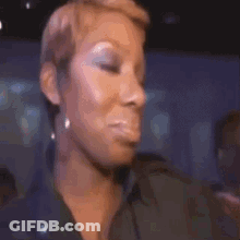 Woman Making Funny Face GIF