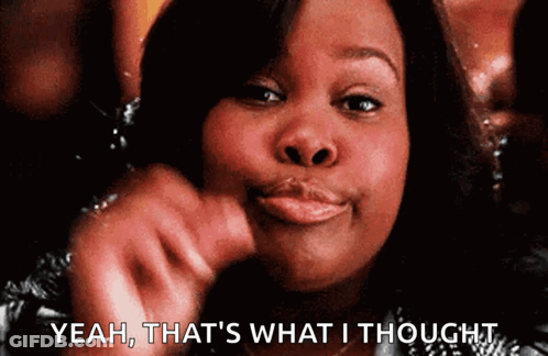 Woman Making Funny Face Saying Yeah GIF