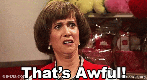 Woman Making Funny Face That's Awful GIF