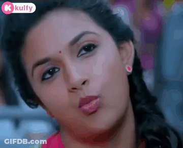 Woman Making Funny Face With Mouth Open GIF