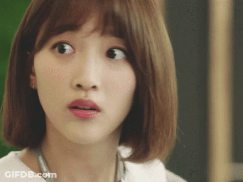 Woman Making Funny Face With Mouth Open GIF