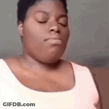 Woman Making Funny Face GIF