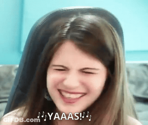 Woman Making Funny Face Yaas GIF