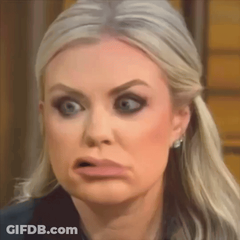 Woman Making Funny Face GIF