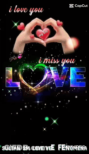 Woman Making Heart With Hands I Love You I Miss You GIF