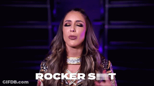 Woman Making Rocker Sign With Hands GIF