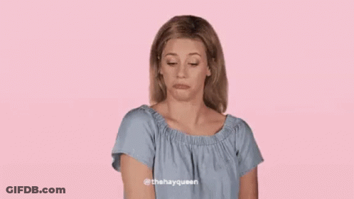 Woman Making Sad Face Saying Indz Inch GIF