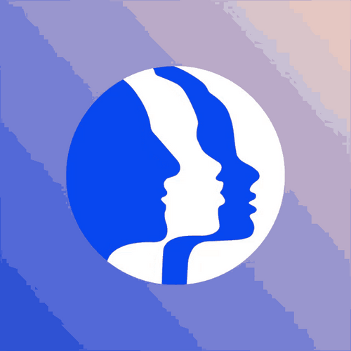Woman March Faces Logo GIF