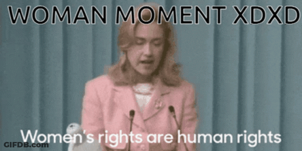Woman Moment Hillary Clinton GIF