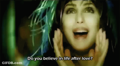 Woman Mouth Open Do You Believe In Life After Love GIF