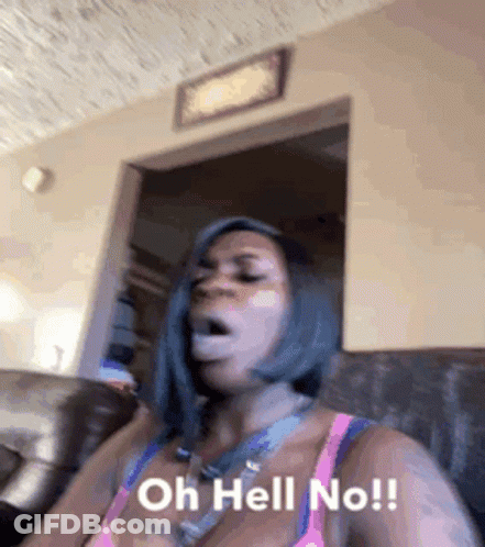 Woman Mouth Open Oh Hell No GIF
