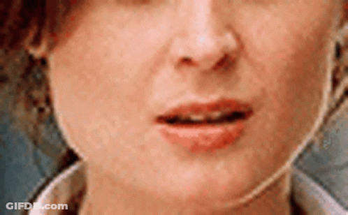Woman Mouth Open Showing Teeth GIF