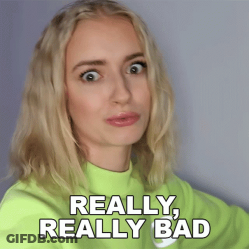 Woman Neon Green Nike Sweatshirt Really Really Bad GIF