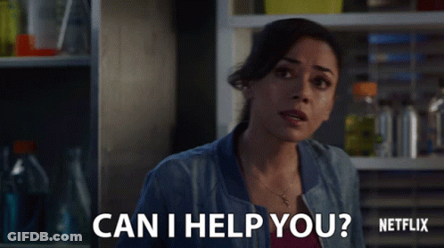 Woman Netflix Ad Can I Help You GIF