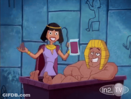 Woman Next To Man In Bathtub In2 Tv GIF