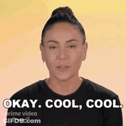 Woman Nodding Okay Cool Cool Cool GIF