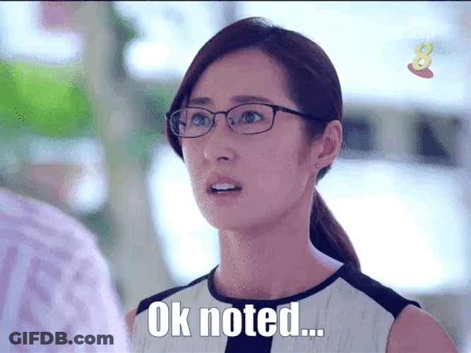 Woman Nodding While Saying Noted GIF