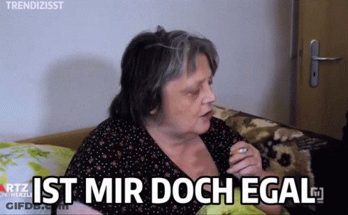 Woman On Bed With Ist Mir Doch Egal GIF