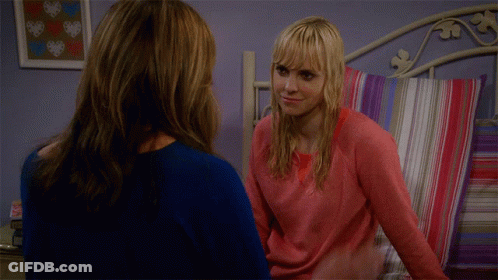 Woman On Bed With Let's Do This Together Poster GIF
