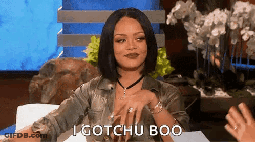 Woman On Couch Saying I Gotchu Boo GIF