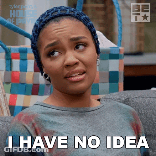 Woman On Couch Saying I Have No Idea GIF