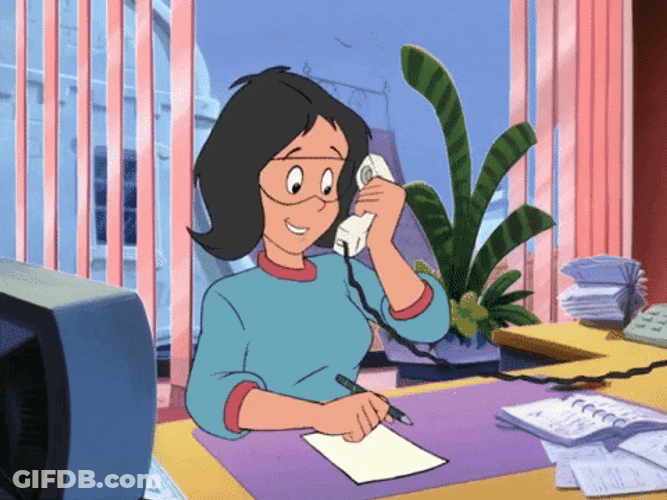 Woman On Phone Is Multitasking GIF