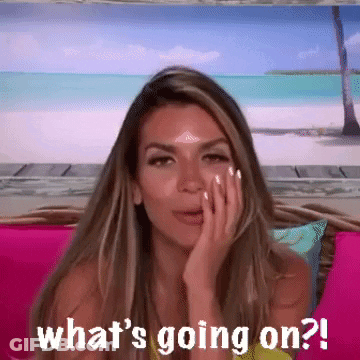 Woman On Pink Couch What's Going On GIF