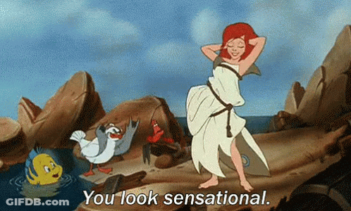 Woman On Rock You Look Sensational GIF