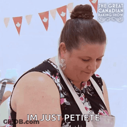 Woman On The Great Canadian Baking Show I'm Just Petjete GIF
