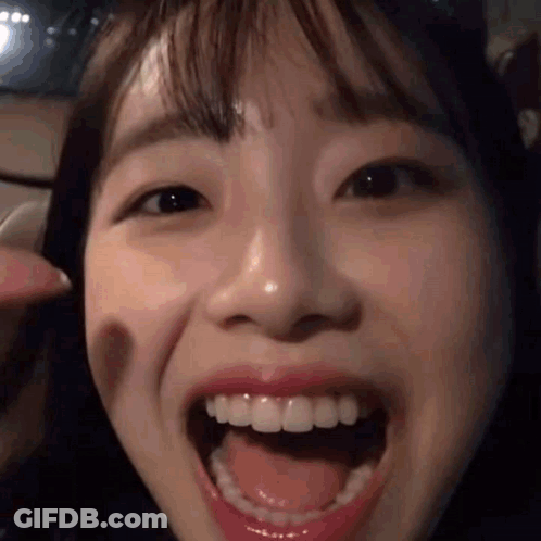 Woman Open Mouth Tongue Hanging Out GIF