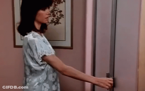 Woman Opening Refrigerator Door GIF