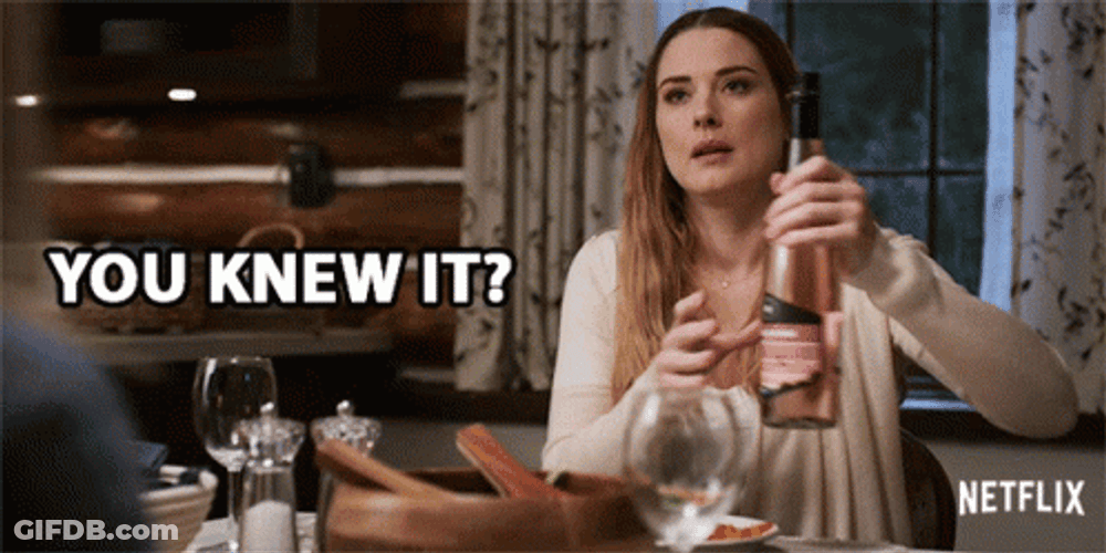 Woman Opening Wine I Knew It GIF