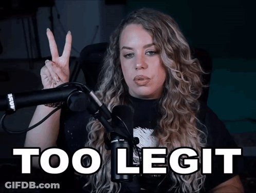 Woman Peace Sign At Microphone Too Legit GIF
