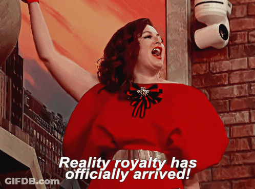 Woman Pink Headband And Scarf I Am Vegas GIF