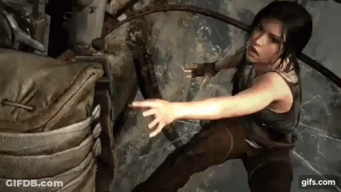 Woman Pointing And Holding Sword GIF