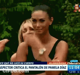 Woman Pointing At Another Woman GIF