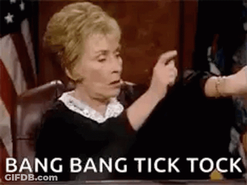 Woman Pointing At Another Woman While Another Woman Holds Hand Up GIF