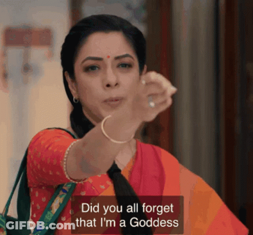 Woman Pointing Did You All Forget I'm A Goddess GIF
