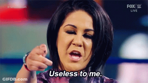Woman Pointing Finger Saying Useless To Me GIF