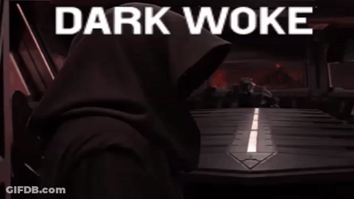 Woman Pointing Saying Stay Woke GIF