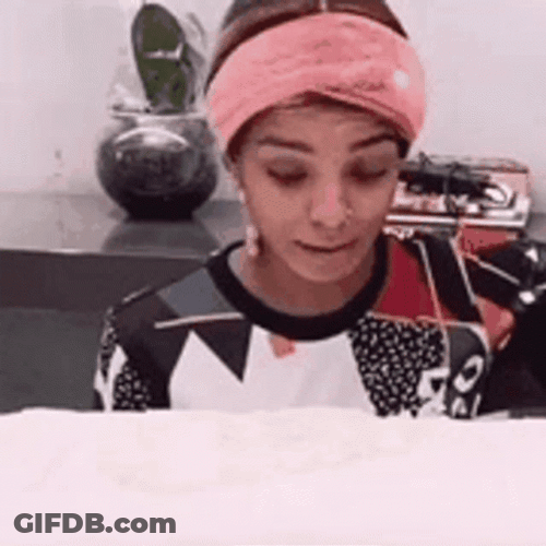 Woman Powder Punishment GIF