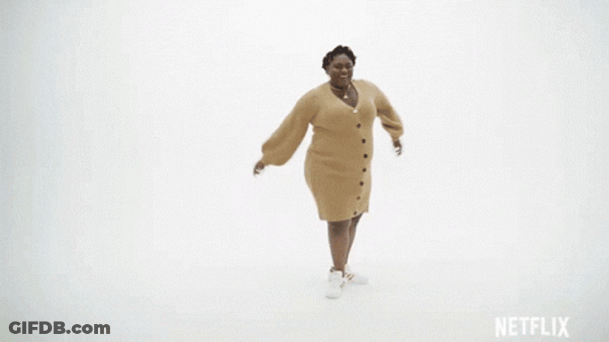Woman Pregnant Belly Dancing It Out GIF