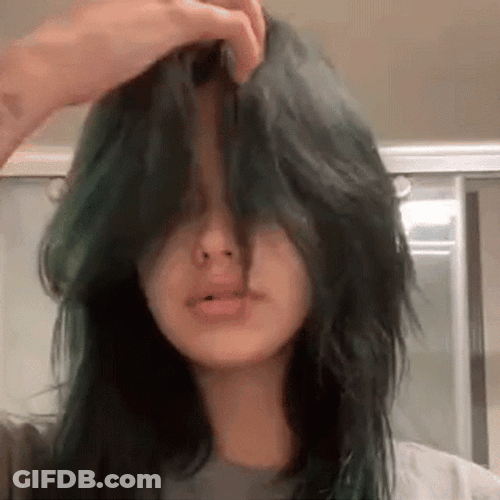 Woman Pull Hair Fix GIF